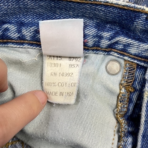 Marithe Francois Girbaud Hi-Rise Raw Hem Denim Shorts Size 7/8 - Picture 10 of 14